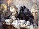Jan Kochanowski, Treny Kochanowskiego, Jan Matejko, Jan Kochanowski nad zwłokami Urszulki, opis obrazu, interpretacja