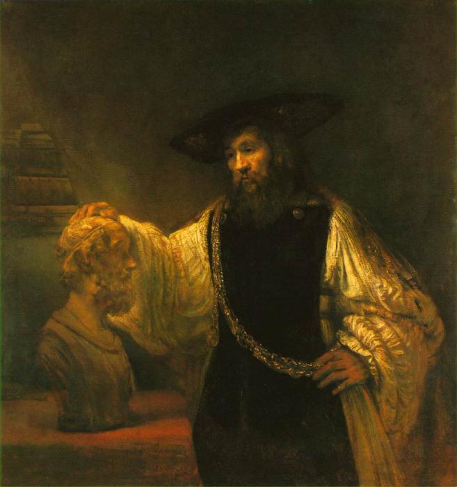 starożytność, filozofia, Arystoteles, Rembrandt