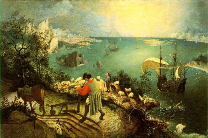 Peter Bruegel, Upadek Ikara, Peter Bruegel Upadek Ikara